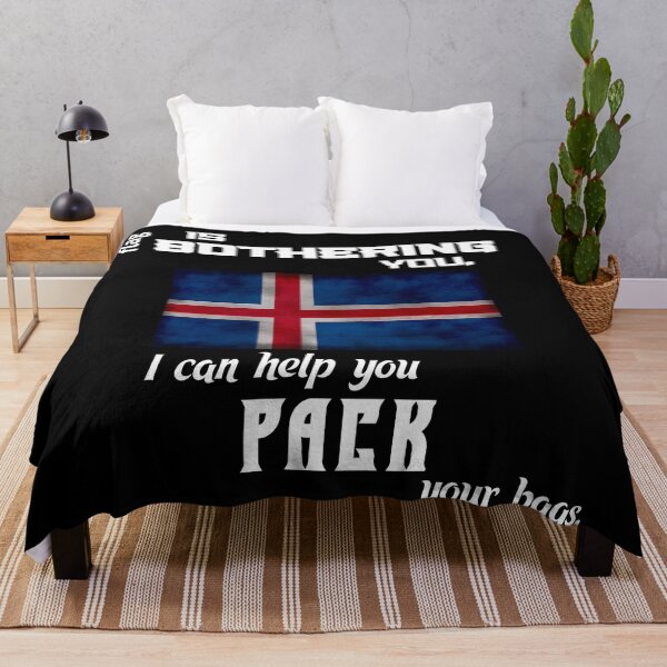 Item preview, Icelandic flag - pack your bags designed and sold by 2Girls1Shirt.