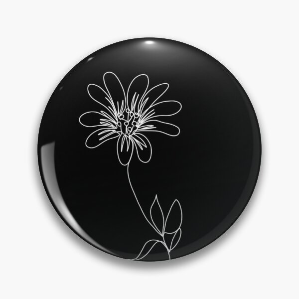 Item preview, minimalist rose outline | Handdrawn Wildflower| handdrawn wildflowers designed and sold by SodaPUNCH.