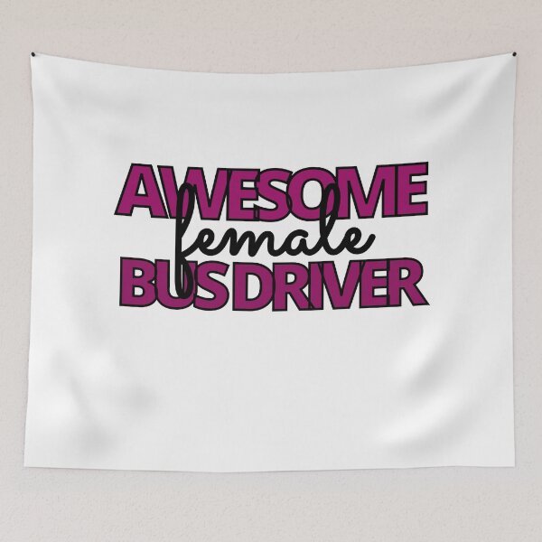 Item preview, Awesome female bus driver designed and sold by crikz.