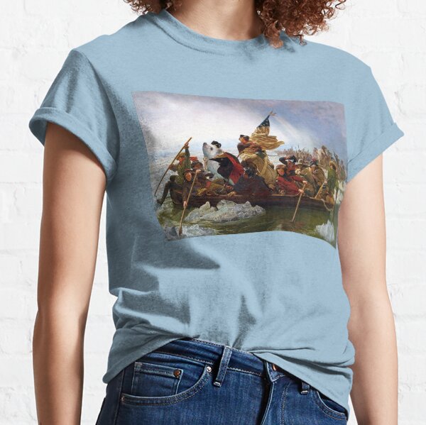 Hedgehog Crossing the Delaware Classic T-Shirt