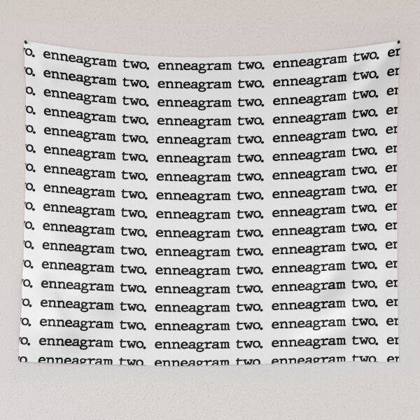 Item preview, Enneagram Two | Black Typewriter designed and sold by Sarahelena Barrios.
