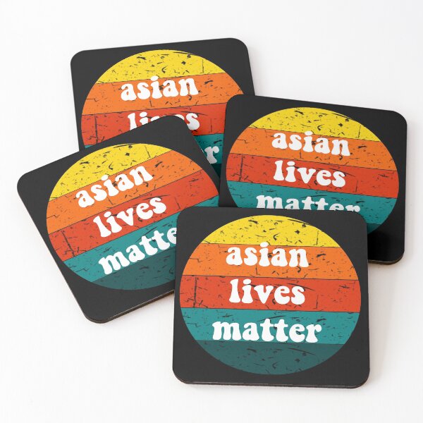 Item preview, asian life matters, stop asian hate cool circle retro sunset white designed and sold by mikrocosmox.