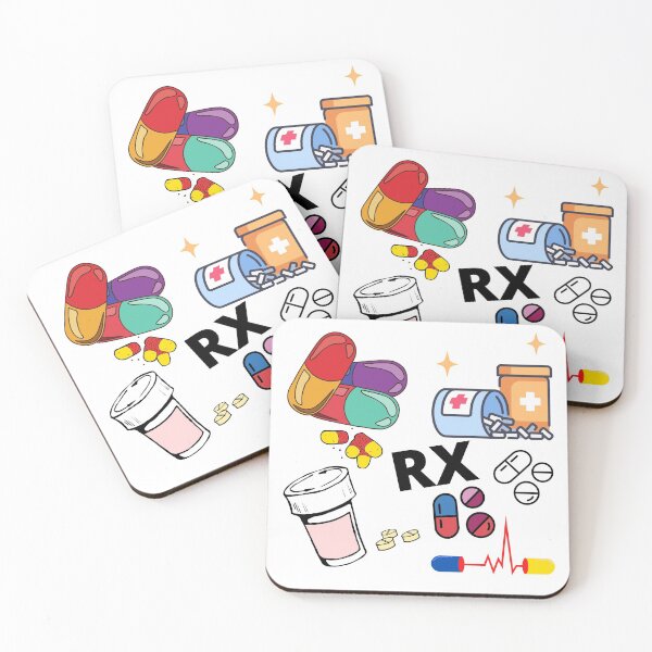 Item preview, Pharmacy Pattern Pills RX designed and sold by Designs24U.
