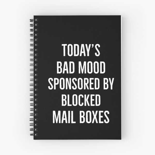 Item preview, Todays Bad Mood Sponsored By Blocked Mail Boxes designed and sold by AwesomeWorld1.