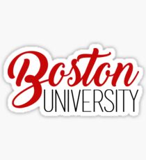 Boston University Sticker