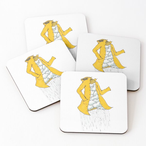 Item preview, Clouds in yellow raincoat  designed and sold by Nh-art-planet.