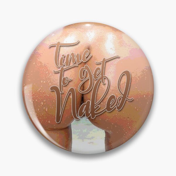 Item preview, Time to get Naked Clock with Beautiful Bare Bum designed and sold by NaturistGifts.