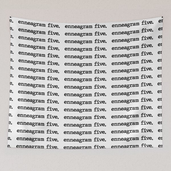 Item preview, Enneagram Five | Black Typewriter designed and sold by Sarahelena Barrios.