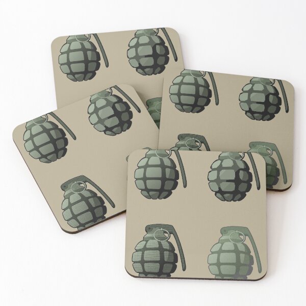 Item preview, Hand Grenade - 4 Sticker Pack Grenades designed and sold by Matt Ballinger.