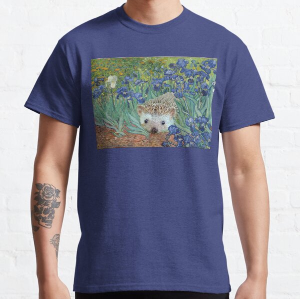Vincent van Hog's "Irises and Also a Hedgehog" Classic T-Shirt