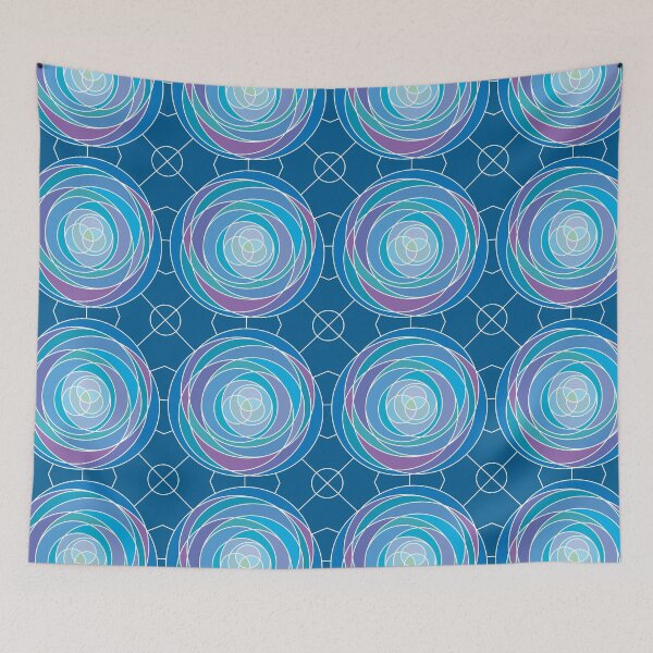 Item preview, Basketweave repeat - blue designed and sold by JRP Design.
