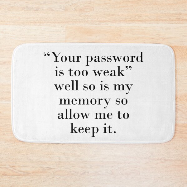 Item preview, password problems designed and sold by O-M-G.