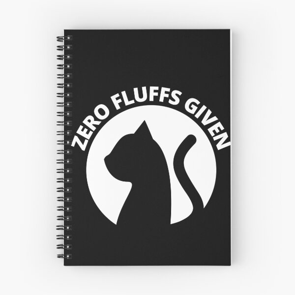Item preview, Zero Fluffs Given Funny Cat designed and sold by teemenia.