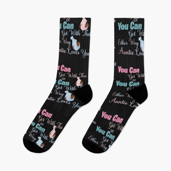 Item preview, Ethnic Pink or Blue Auntie Loves You Baby Gender Reveal designed and sold by evadeedesigns.
