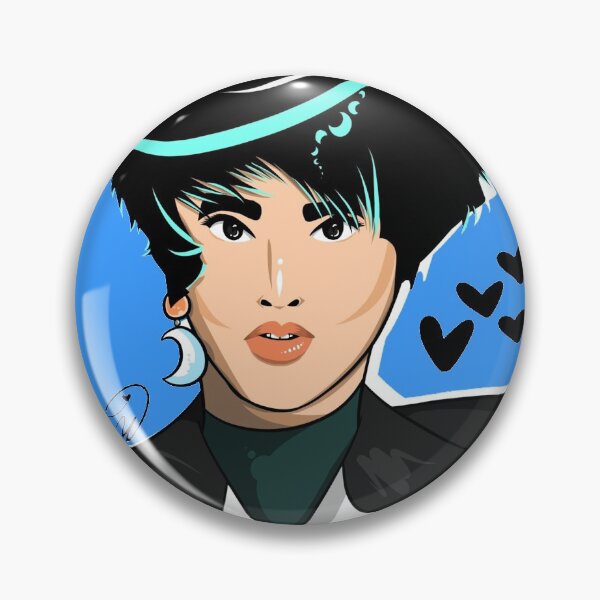 Item preview, Yoko Oginome (Dancing Hero) portrait designed and sold by neon-memories.