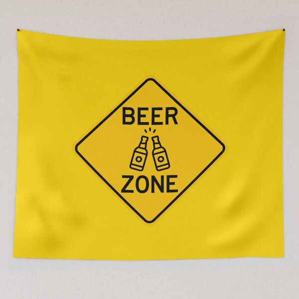 Item preview, Beer Zone - Funny Sign designed and sold by LongTunnel.