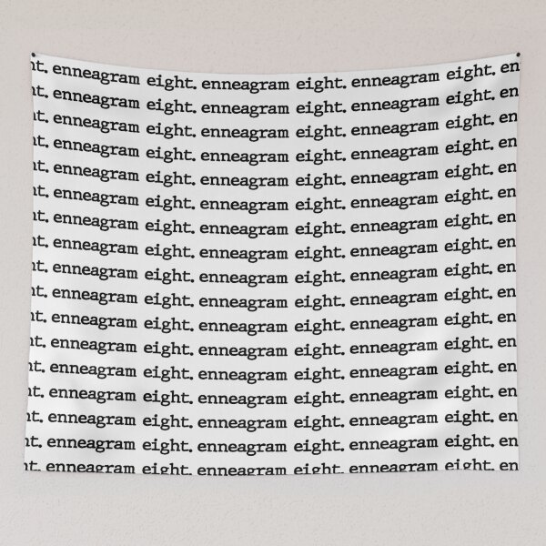 Item preview, Enneagram Eight | Black Typewriter designed and sold by Sarahelena Barrios.