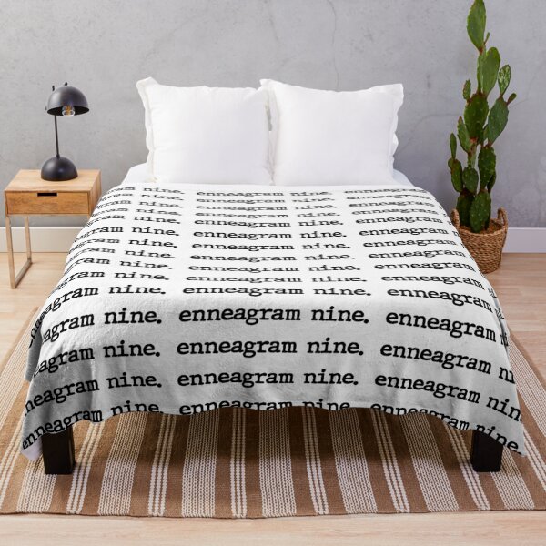 Item preview, Enneagram Nine | Black Typewriter designed and sold by Sarahelena Barrios.