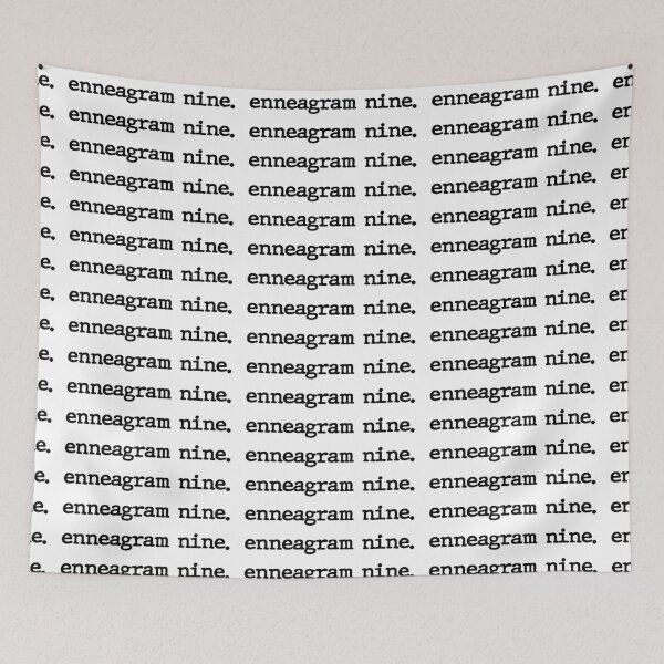 Item preview, Enneagram Nine | Black Typewriter designed and sold by Sarahelena Barrios.