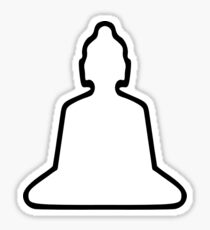 Buddha Outline Sticker