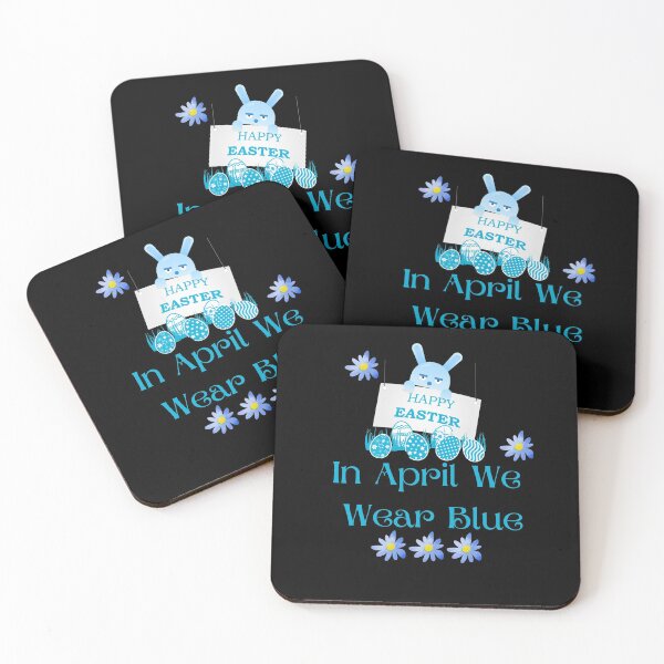Item preview, In April We Wear Blue designed and sold by LumeLush.