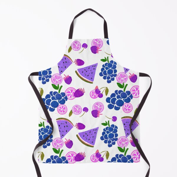 Item preview, Melon and friends illustration, grapes, cherry, strawberry, orange, watermelon, pink, purple, red, yellow, orange, green, white. designed and sold by creativeshell.