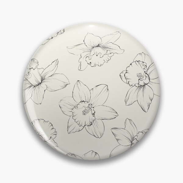Item preview, Daffodil Sketched Flower  designed and sold by BLICK-DESIGNS.