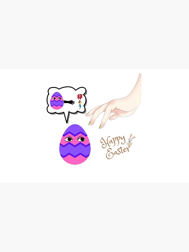 Happy easter - crazy egg and man by ceca95