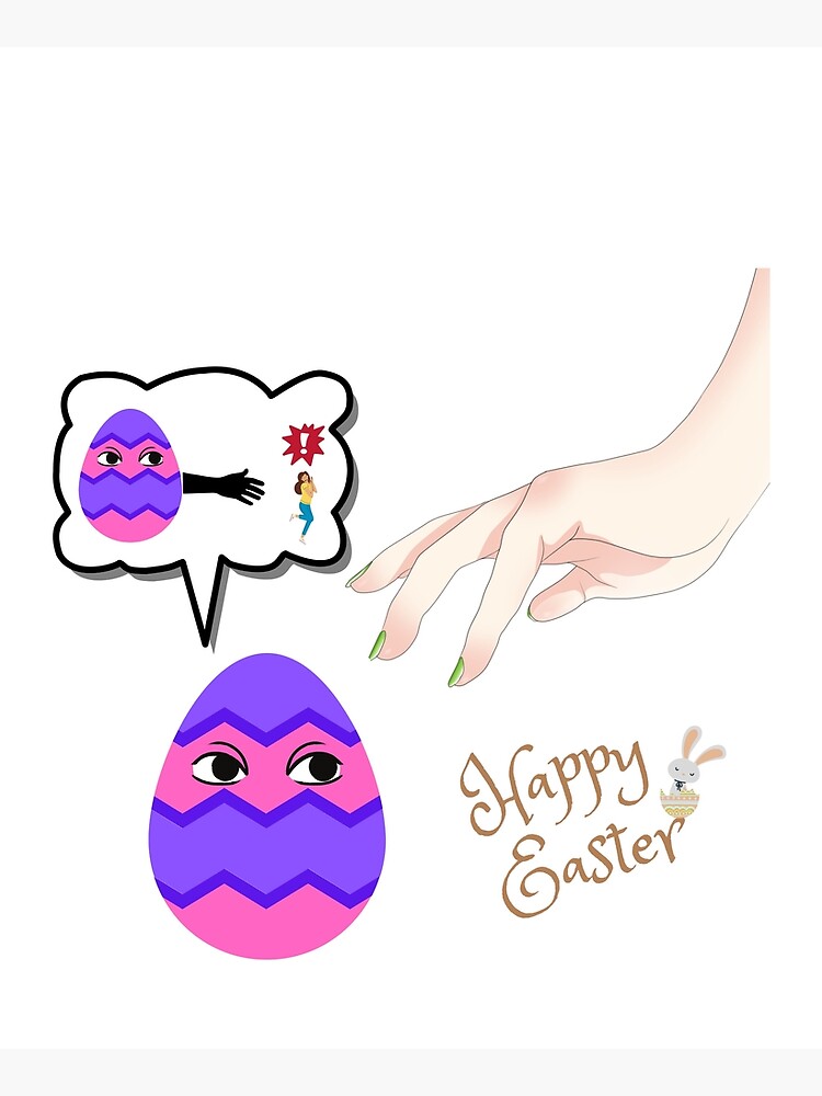 Happy easter - crazy egg and man by ceca95