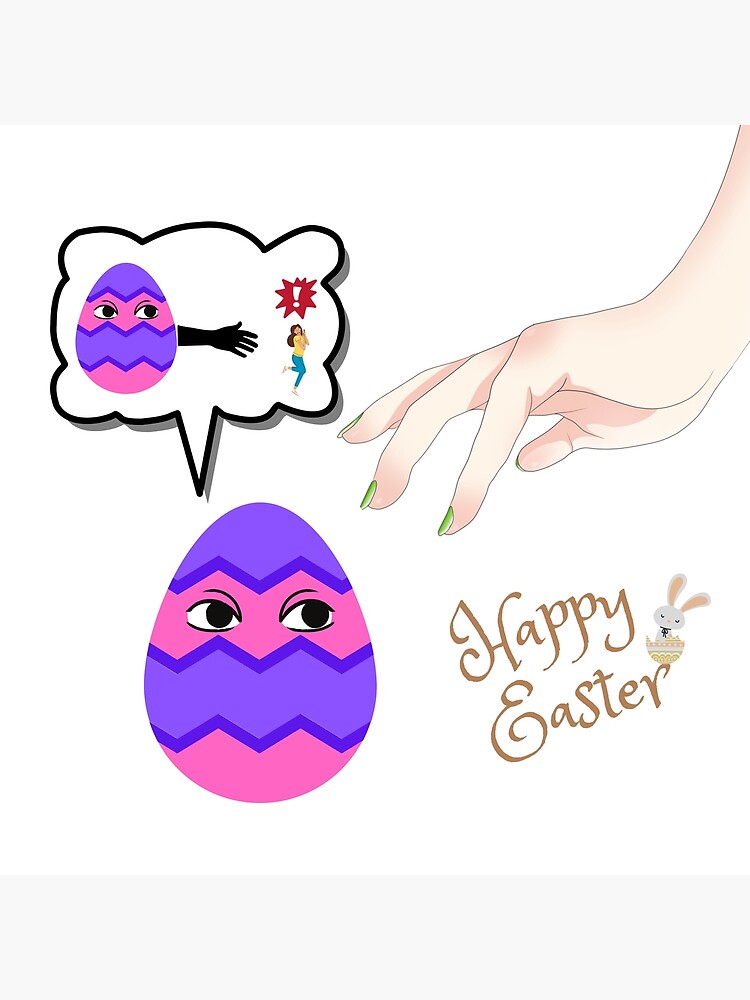 Happy easter - crazy egg and man by ceca95