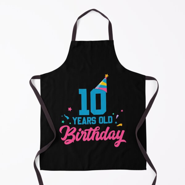 Aperçu de l'œuvre Anniversaire de 10 ans | Jolie fête d'anniversaire du 10e anniversaire créée et vendue par wackodesign.