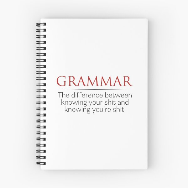 Item preview, Grammar The Difference Between Knowing Your Shit designed and sold by dreamy11.