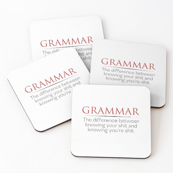 Item preview, Grammar The Difference Between Knowing Your Shit designed and sold by dreamy11.