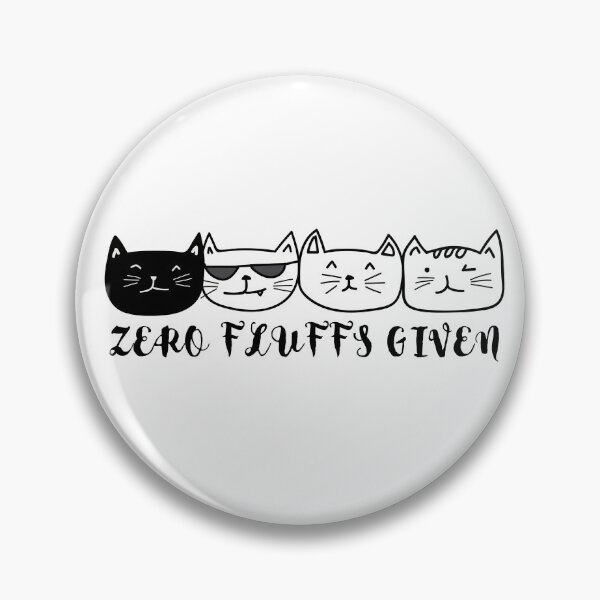 Item preview, Zero Fluffs Given Funny Cat designed and sold by teemenia.
