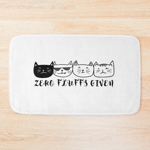 Item preview, Zero Fluffs Given Funny Cat designed and sold by teemenia.