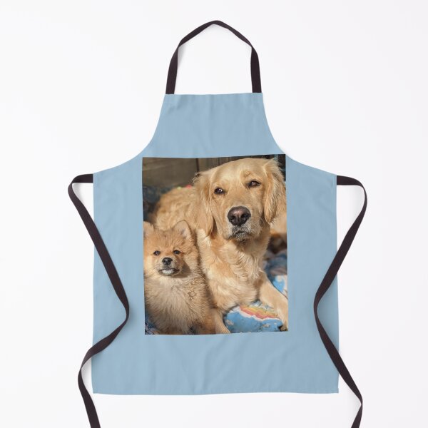 Item preview, Bella&Kai ( golden retriever & Pomeranian puppies) designed and sold by Fluffycat2020.