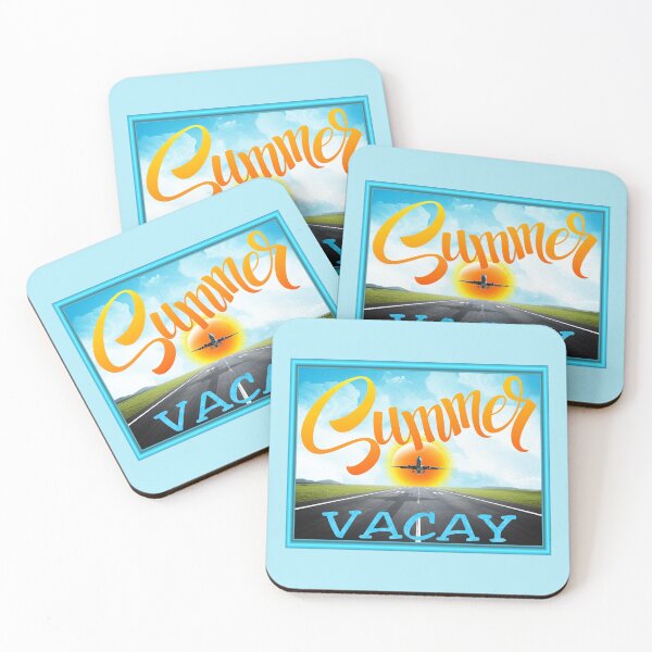 Item preview, Summer VACAY! (Daytime on Lt. Blue) designed and sold by PawsitiveMum.