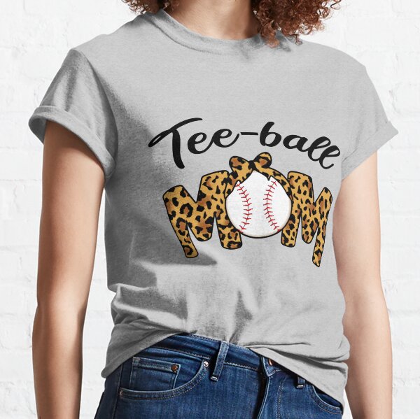 Baseball Mom Women's T-Shirt Leopard Print Classic