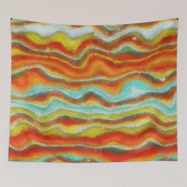 Item preview, brushed patterns horizontal waves designed and sold by Filigranas Digitales.