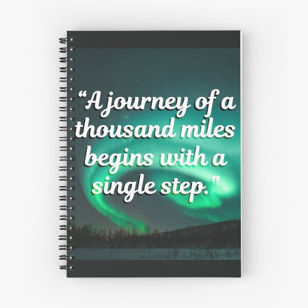 Item preview, A Journey of a Thousand Miles Begins With a Single Step designed and sold by NEGOZIO-IVLIVS.