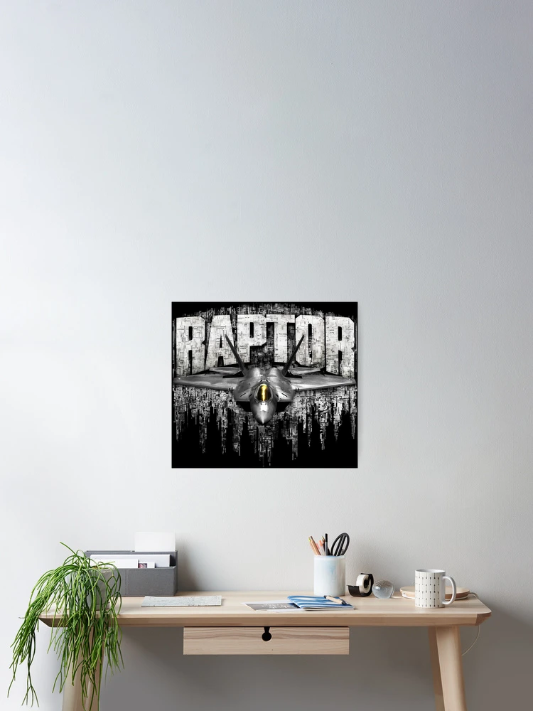 Thumbnail 2 of 3, Poster, F-22 RAPTOR designed and sold by deathdagger.