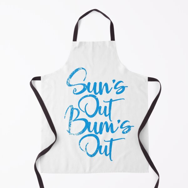 Item preview, Sun's Out Bum's Out Summer Naturist Nudist Lifestyle Slogan designed and sold by NaturistGifts.