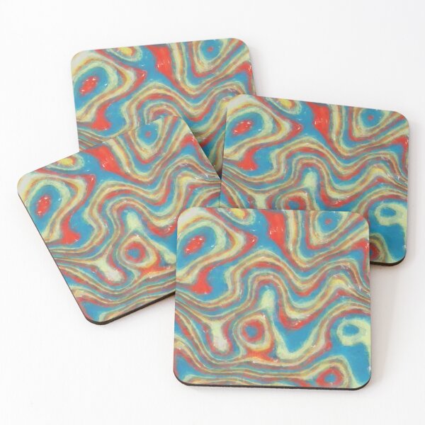 Item preview, brushed patterns distorted waves designed and sold by Filigranas Digitales.