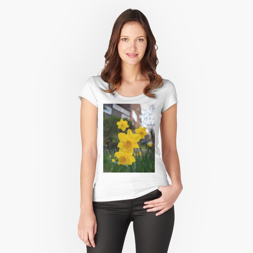 Item preview, Fitted Scoop T-Shirt designed and sold by santoshputhran.