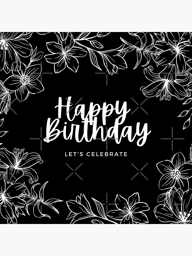 "Happy Birthday Flowers" Sticker for Sale by MariesDesigns11 Redbubble