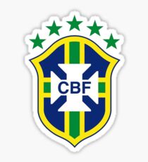 Pegatina Logotipo de fútbol de Brasil