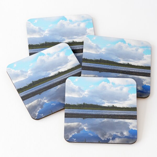Item preview, Blue sky reflected on water landscape designed and sold by Schuva.