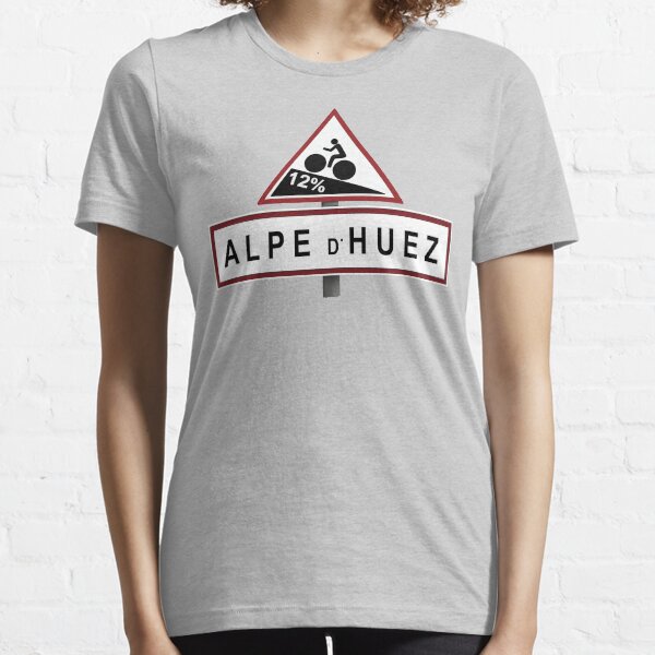 Alpe d'Huez Road Sign Cycling Essential T-Shirt