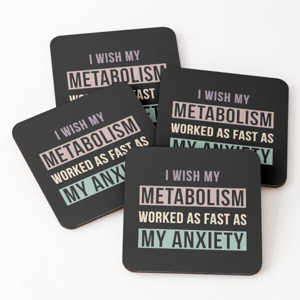 Item preview, I wish my metabolism worked as fast as my anxiety designed and sold by Luxury-Outfits.