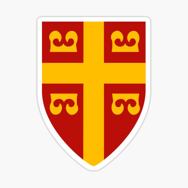 Bandera del Imperio bizantino bajo la dinastía Palaiologos Pegatina